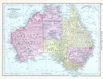 Australia, World Atlas 1913